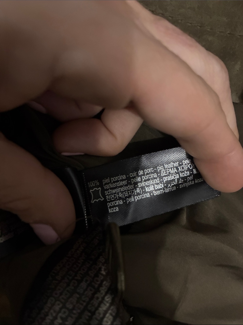 Zara NWT 100% leather bomber jacket 8073/253 - Picture 14 of 14